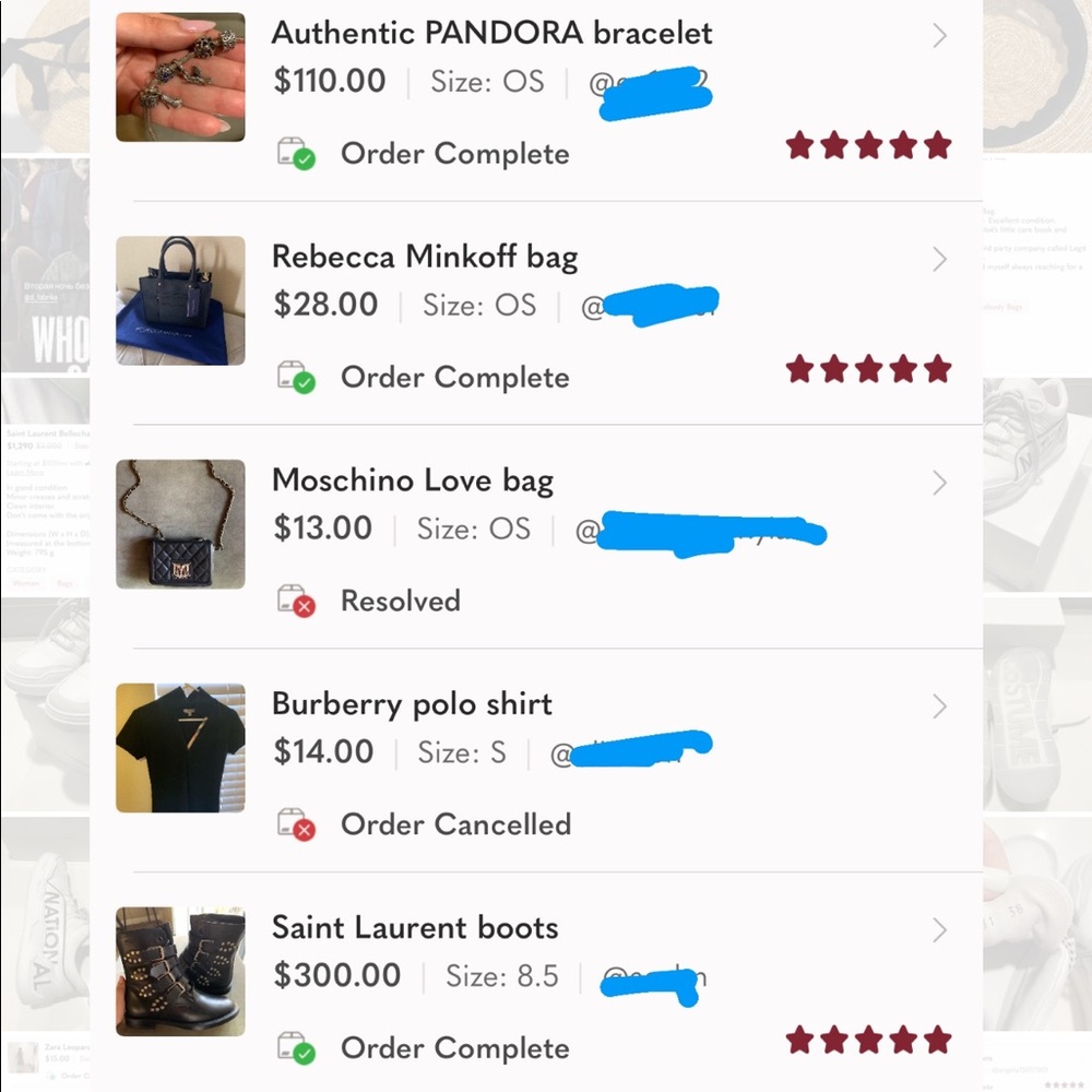 My reviews